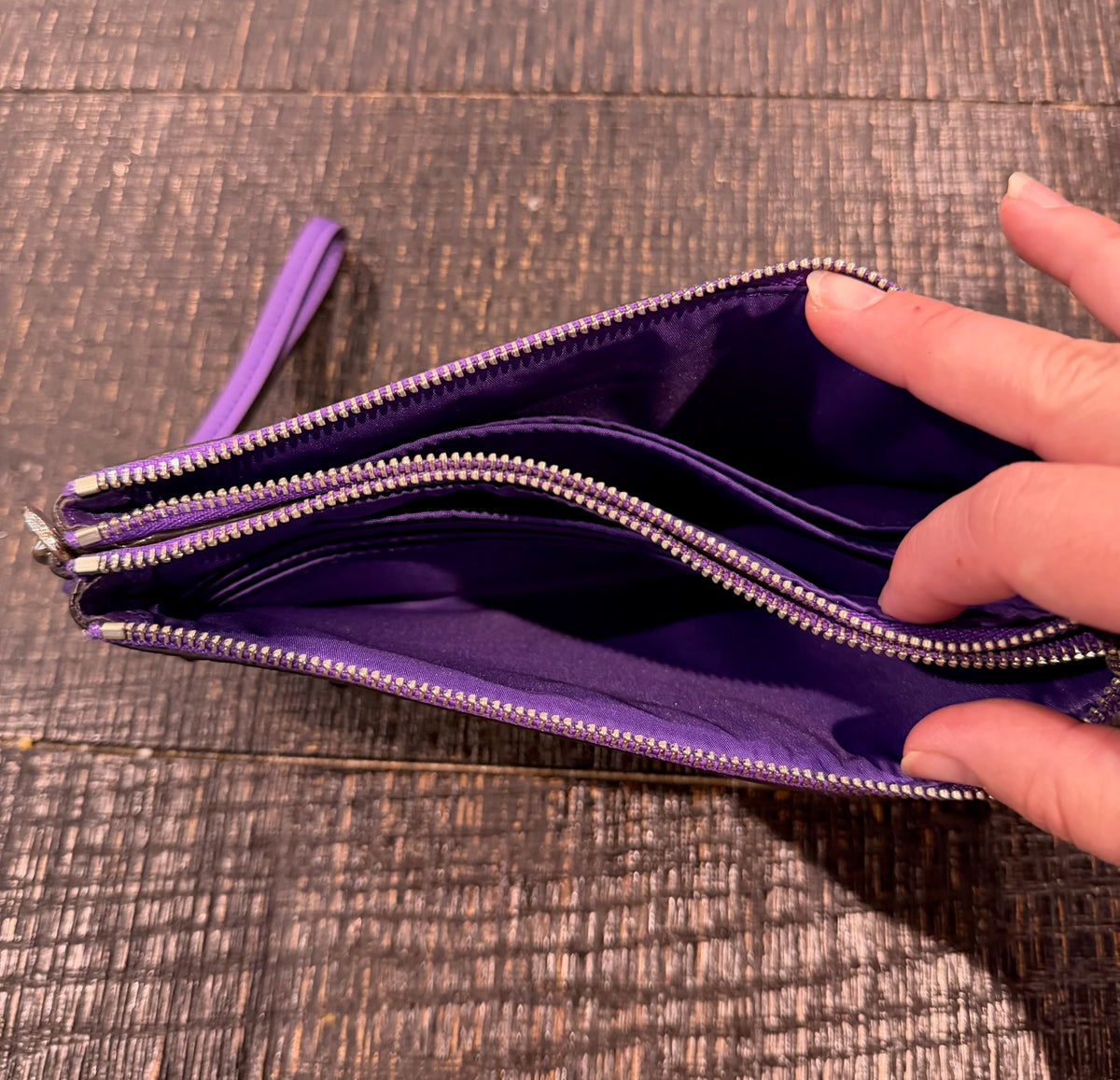 #66 Coach Wristlet (Purple)