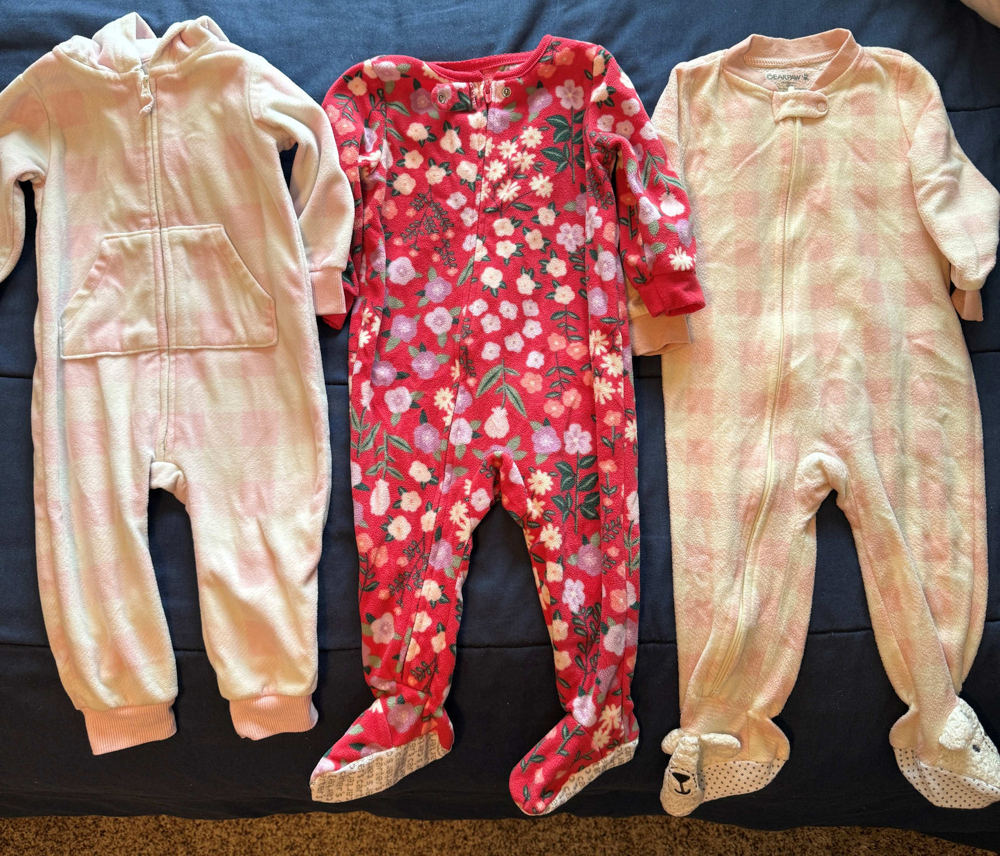 SELLER #6 Carters 12M Fleece Sleeper Bundle