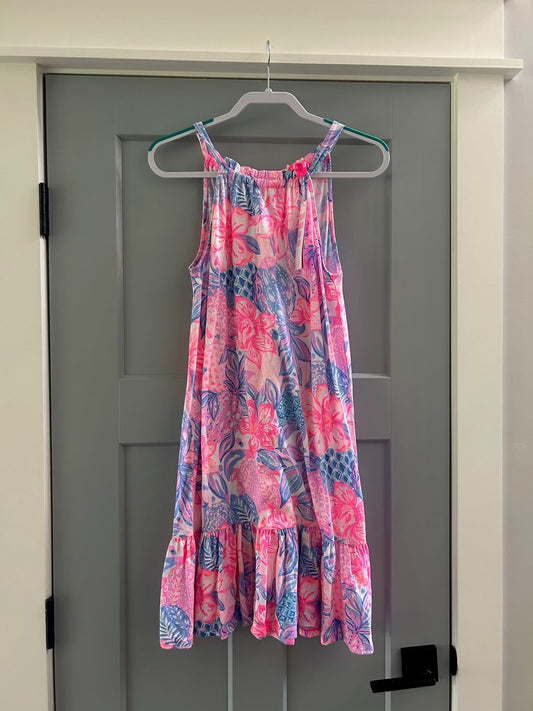 136 EUC Lilly Pulitzer pineapple print tank dress