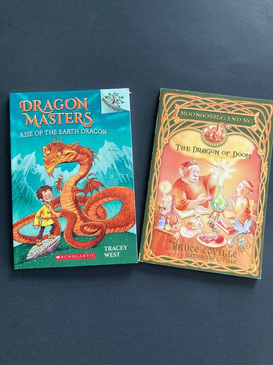 #91 2-book bundle for dragon enthusiasts - EUC