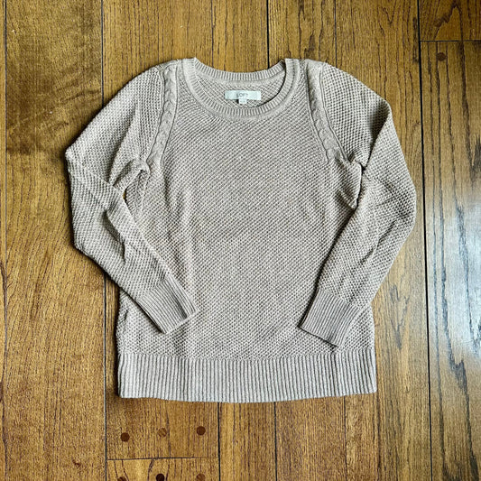 #95 EUC Womens LOFT Tan Sweater, size XS REDUCED