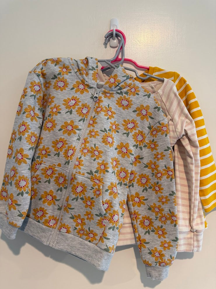 #9 Girls 5 Bundle of 3: Jacket + 2 Longsleeve Shirts