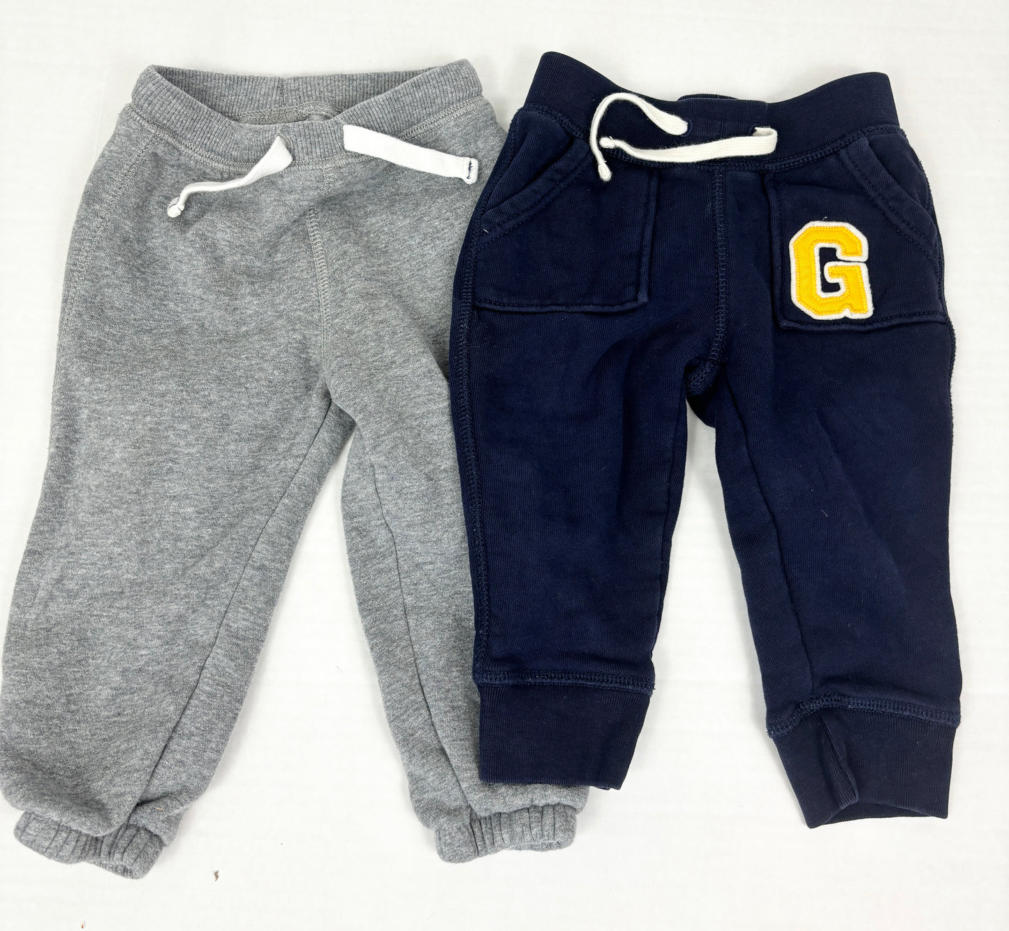 Boys 18 Months Gray and Navy Joggers-Gap & Carters