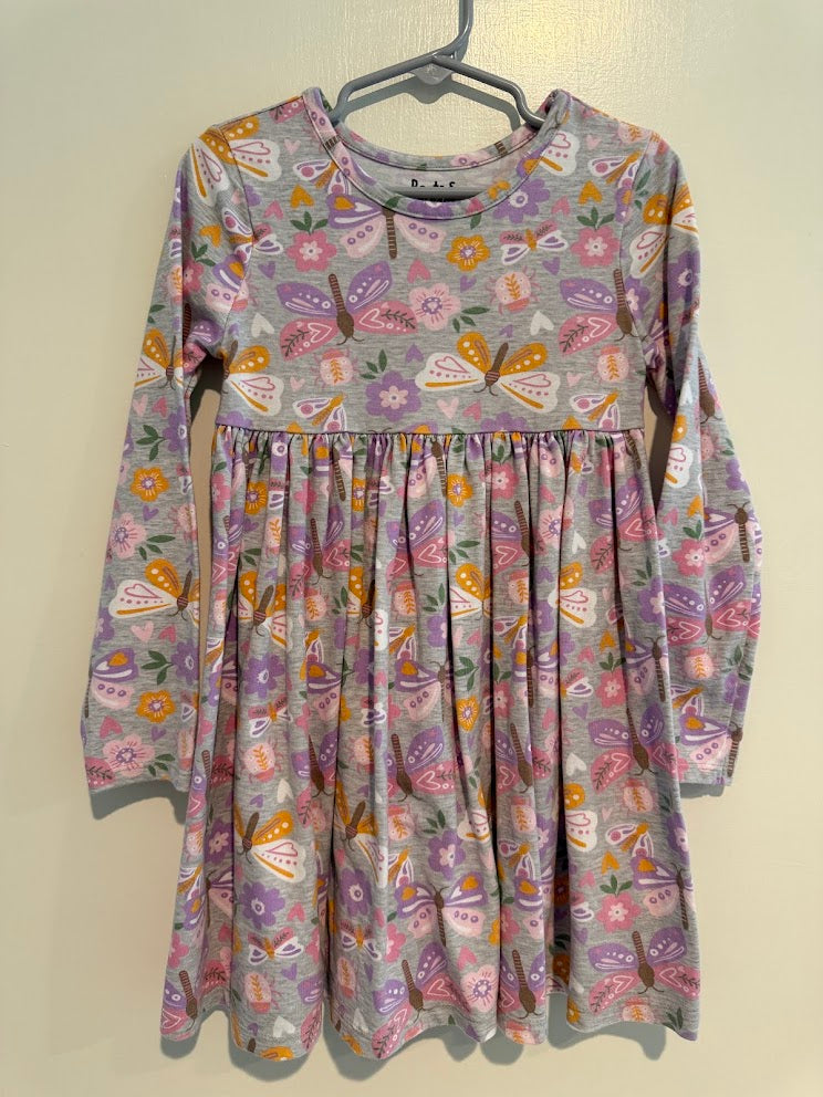 #9 Girls 5 Dress Bundle of 2 _ Butterfly Theme