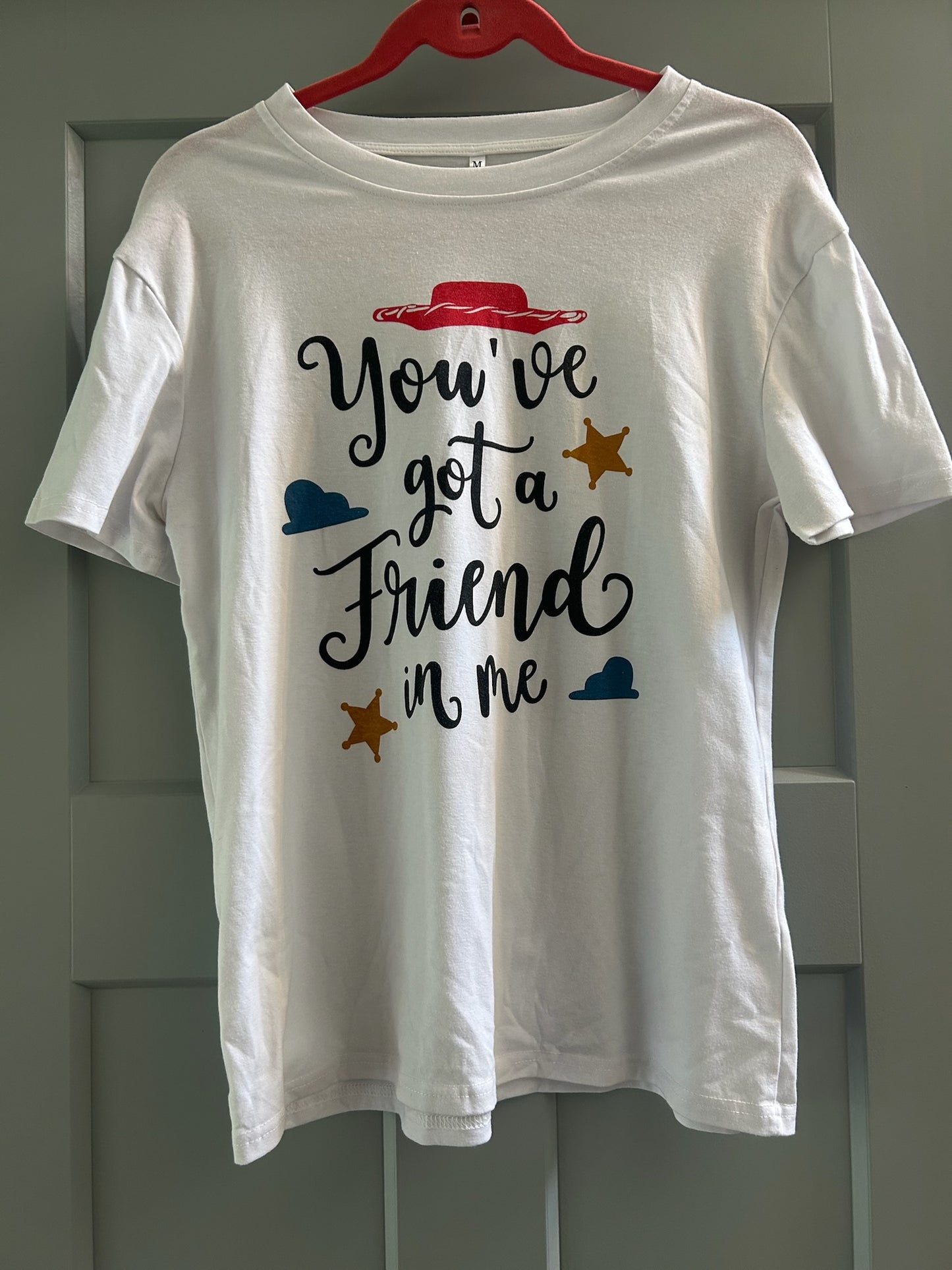 136 EUC Toy Story shirt size m woman