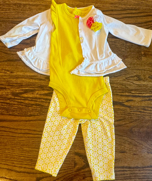 Seller #172 Carter’s Girls 3 Piece Set Size 6M