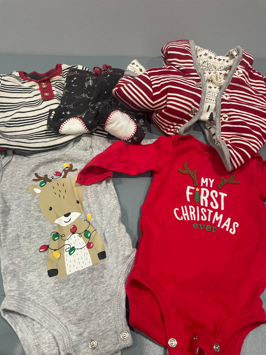 #54 Christmas Set 0-3 M