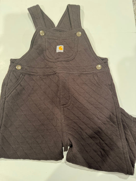#107  Quilted Overalls 2T NWOT