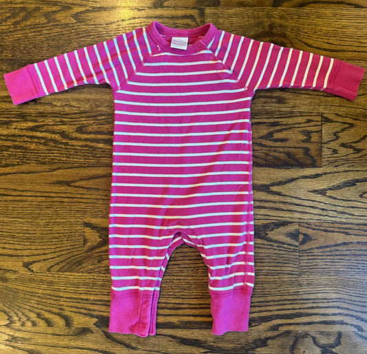 Seller #172 REDUCED Hanna Andersson Girls Striped Organic Cotton Romper Size 0-3 m