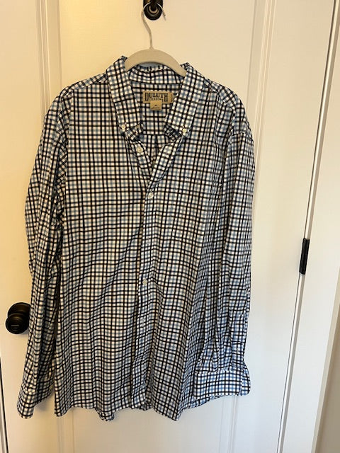 #93b Duluth Trading Mens XL Dress Shirt VGUC