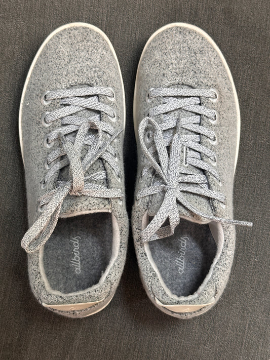 #163 Allbirds Gray Wool Pipers - Womens 9