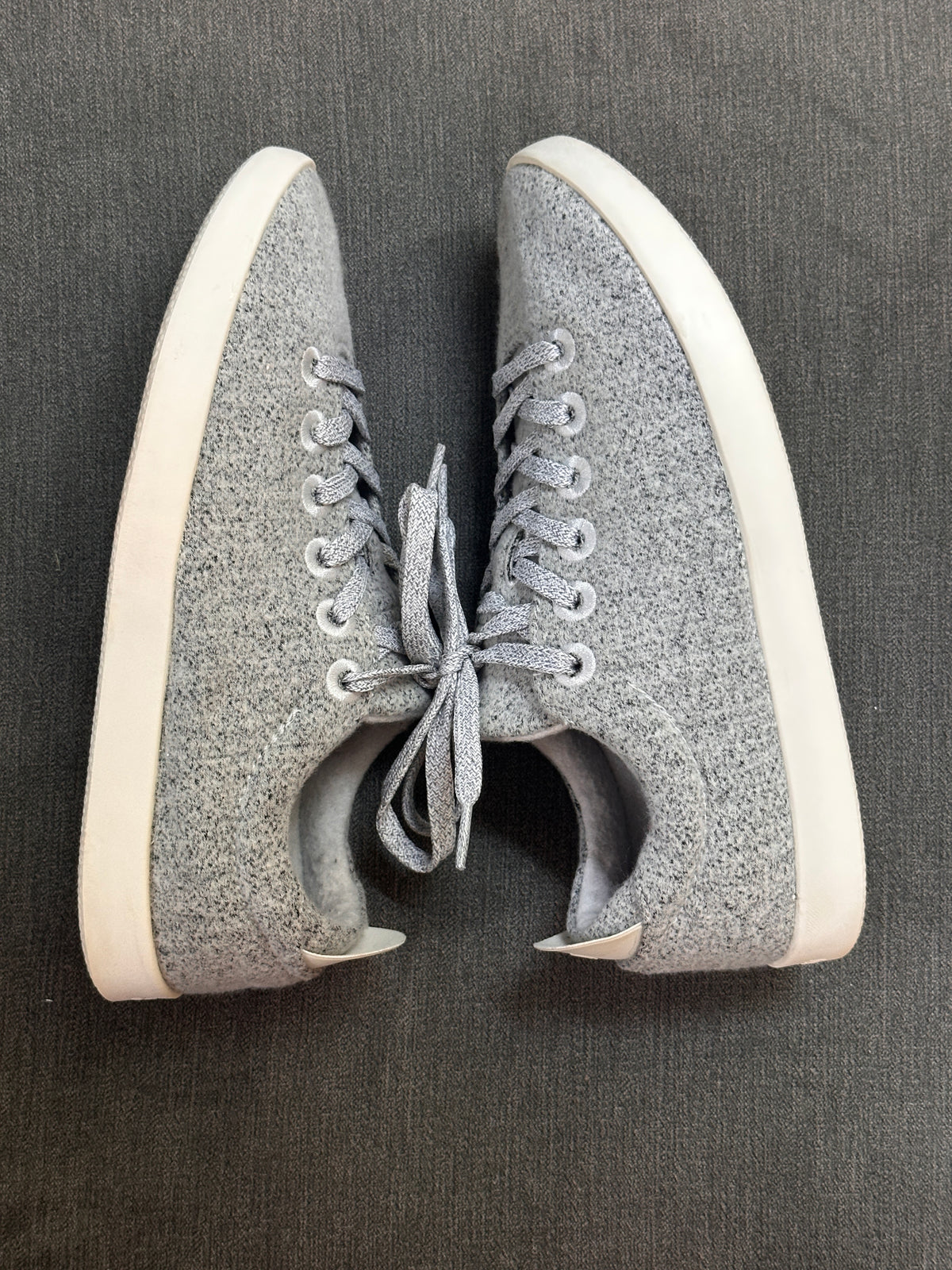 #163 Allbirds Gray Wool Pipers - Womens 9