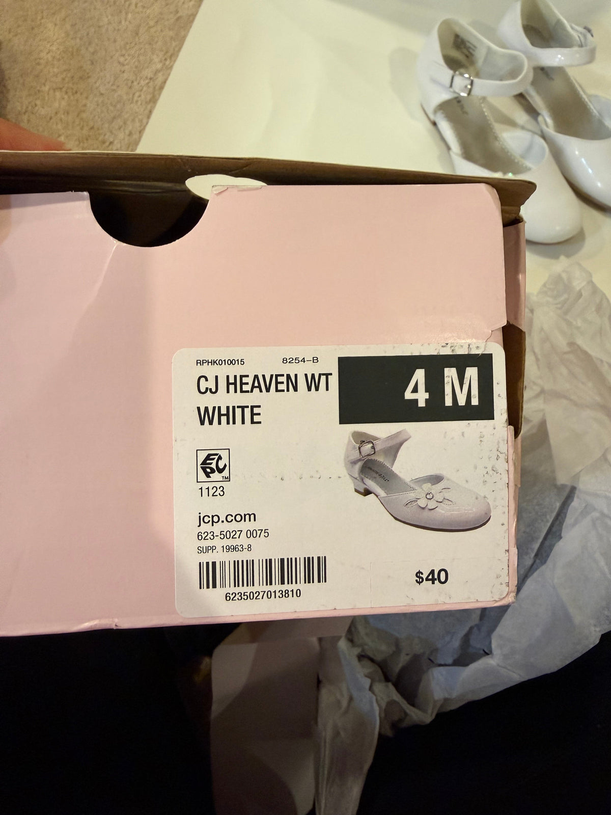 Seller #142 Girls size 4 Christie & Jill shoes (worn once)