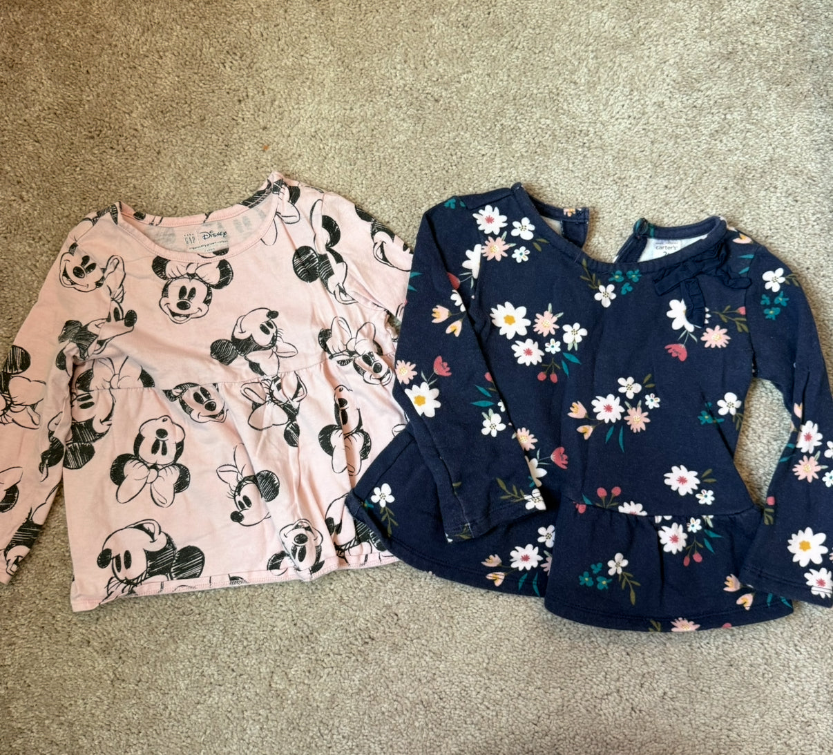 #139 Size 2T Long Sleeve Shirt Lot