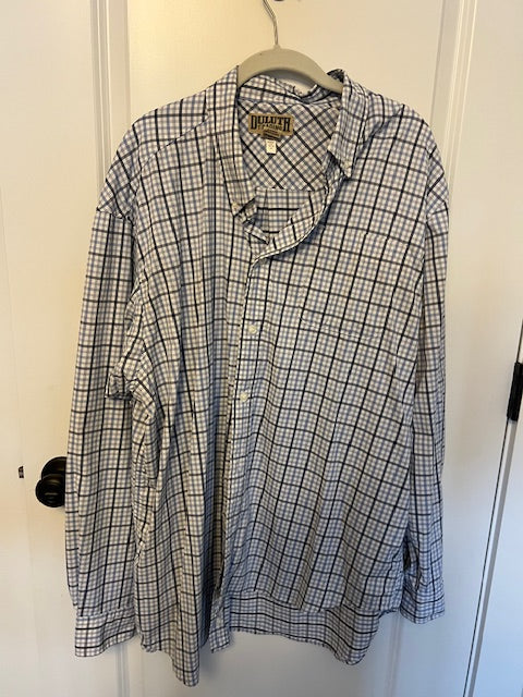 #93b Duluth Trading Mens XL Dress Shirt VGUC