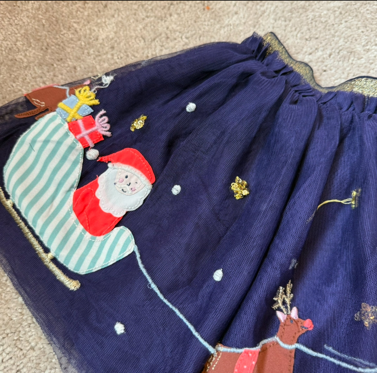 #139 Size 3-4y Mini Biden Christmas Skirt