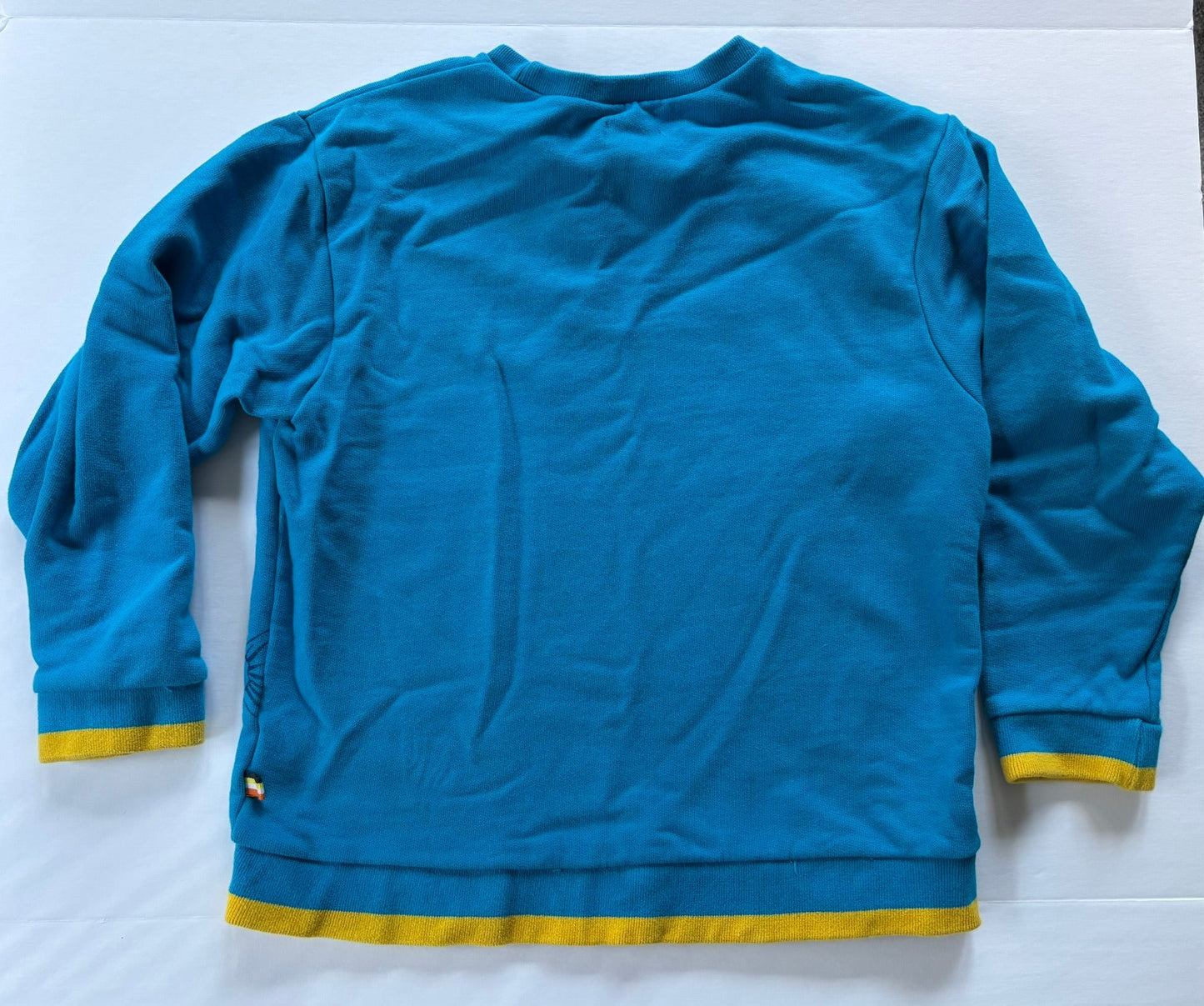#101 *REDUCED* Hatley Fish Blue Yellow Pullover Sweatshirt Boys Size 8