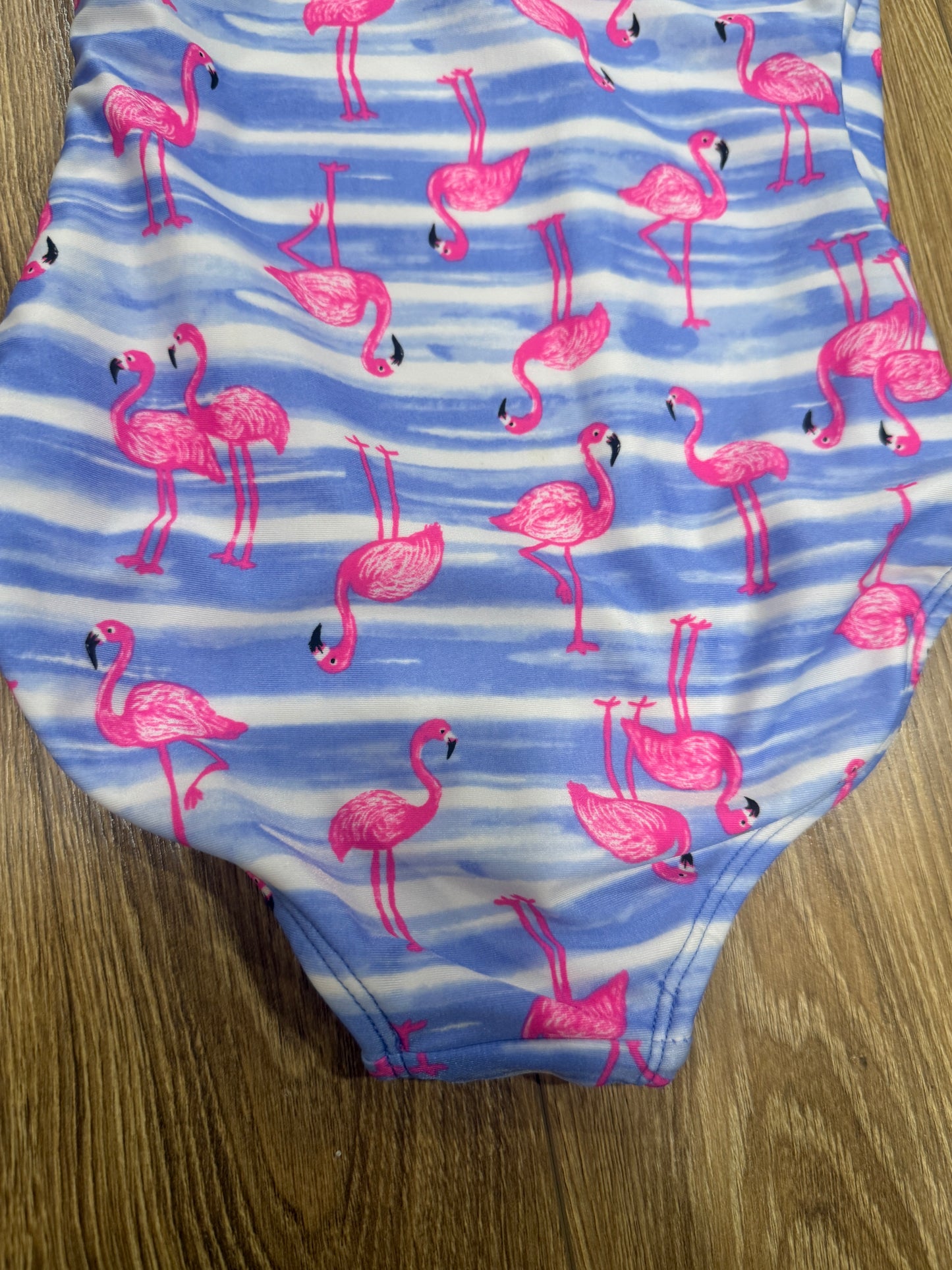Seller #24 Girls Size S 6/7 Cat & Jack Flamingo One Piece Swimsuit