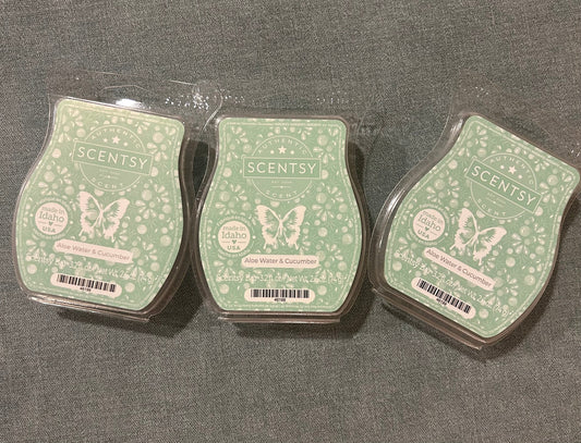 Seller 128 - Scentsy Wax Bars - Aloe Water and Cucumber