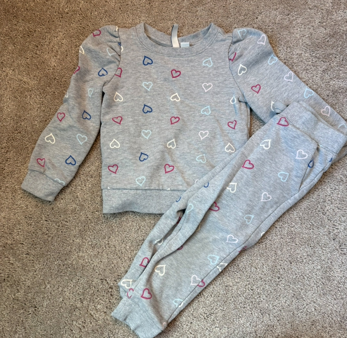 #139 Size 3T Janie and Jack Heart Outfit