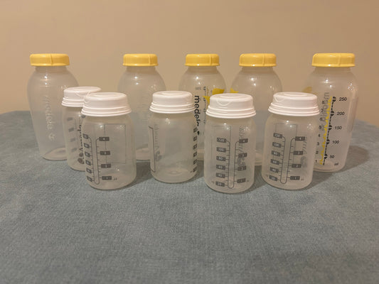 Seller 128 - Breastmilk Collection Bottles Compatible with Medela and Ameda Pumps