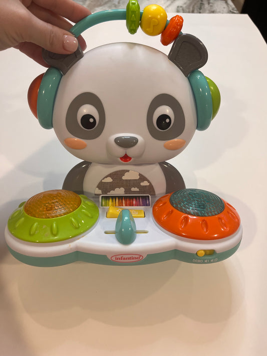 Baby DJ-ing Panda Toy