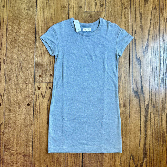 #95 NWT Womens Lou & Grey Gray Soft Sweater Tshirt Dress, size XS