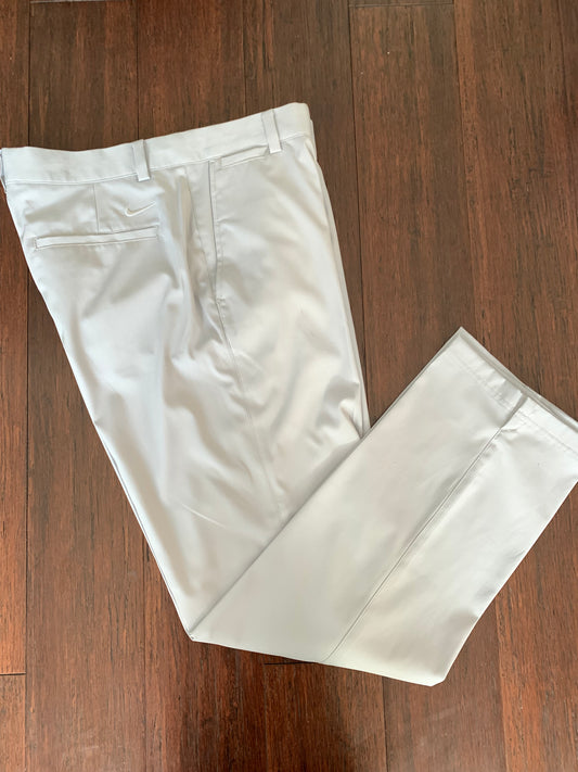 Nike DryFit Golf Pants, Light Gray, Mens size 32x30