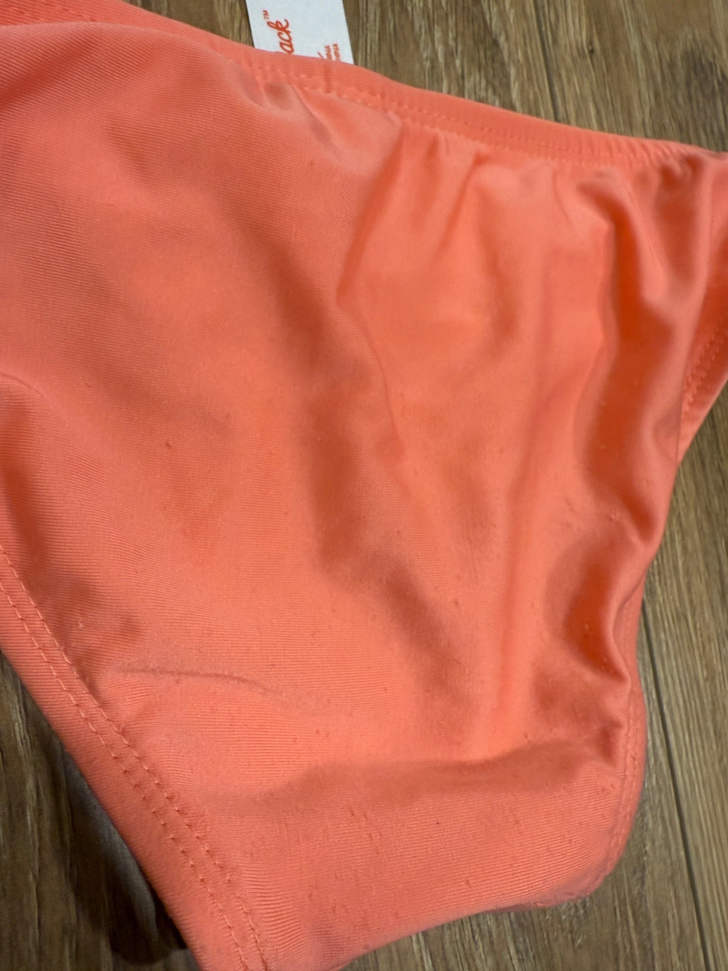 Seller #24 Girls Size 5T Cat and Jack 2 Piece Mint and Coral Seersucker Swimsuit