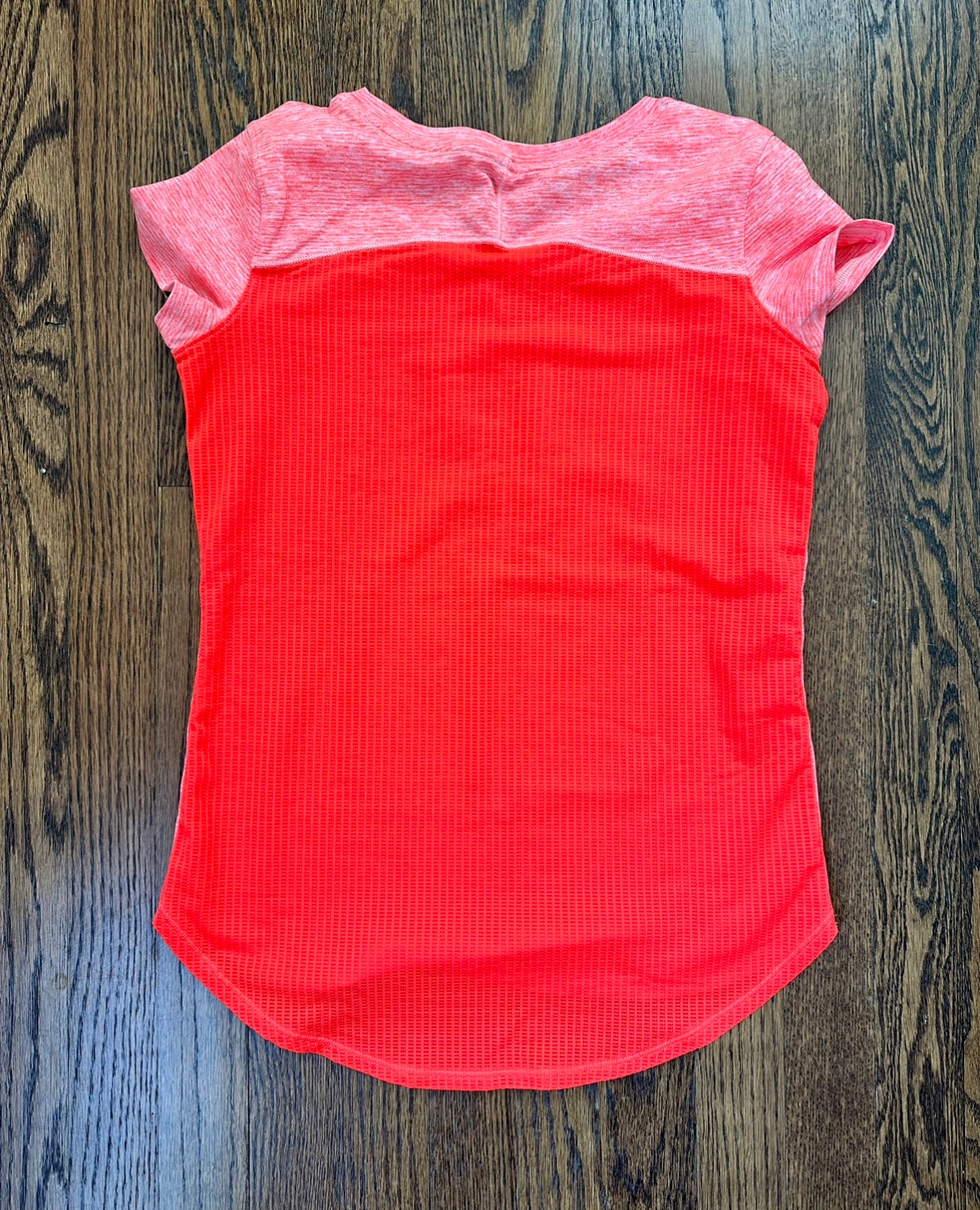 Women's Under Armour Bright Orange Workout Shirt - size XS