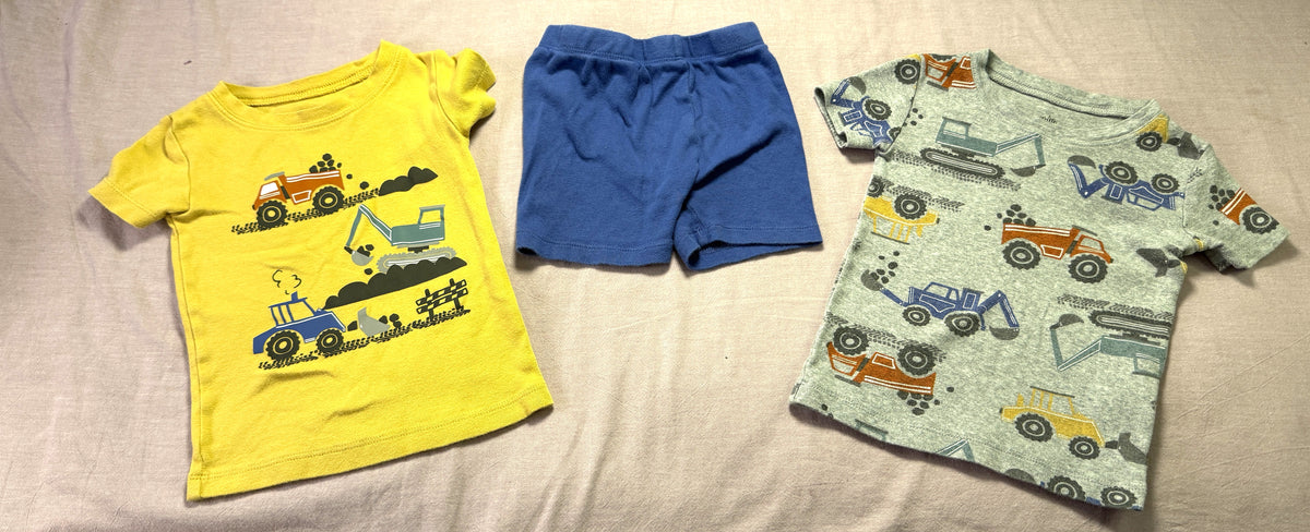 #103 2T Construction Jammies (labeled 3T fits 2T)