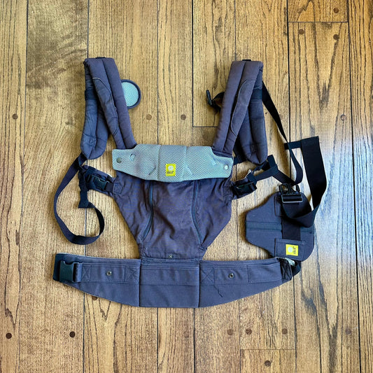 #95 GUC Lillebaby Baby Carrier, Black and Gray REDUCED