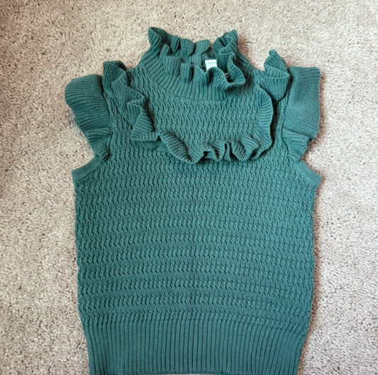 #139 Size 3 Janie and Jack Green Sweater