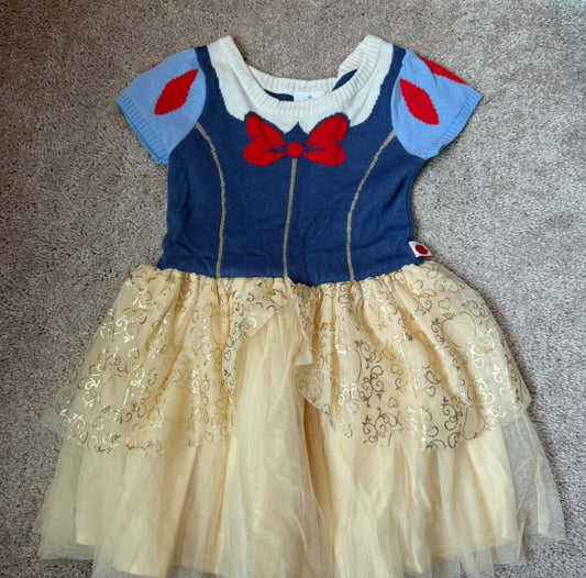 #139 Size 4T Snow White Sweater Dress