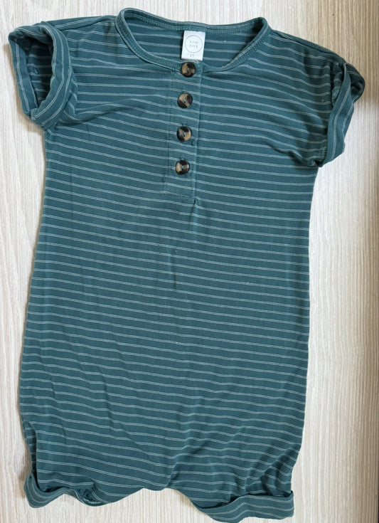 #207 Lou Lou & Co striped romper size 2T