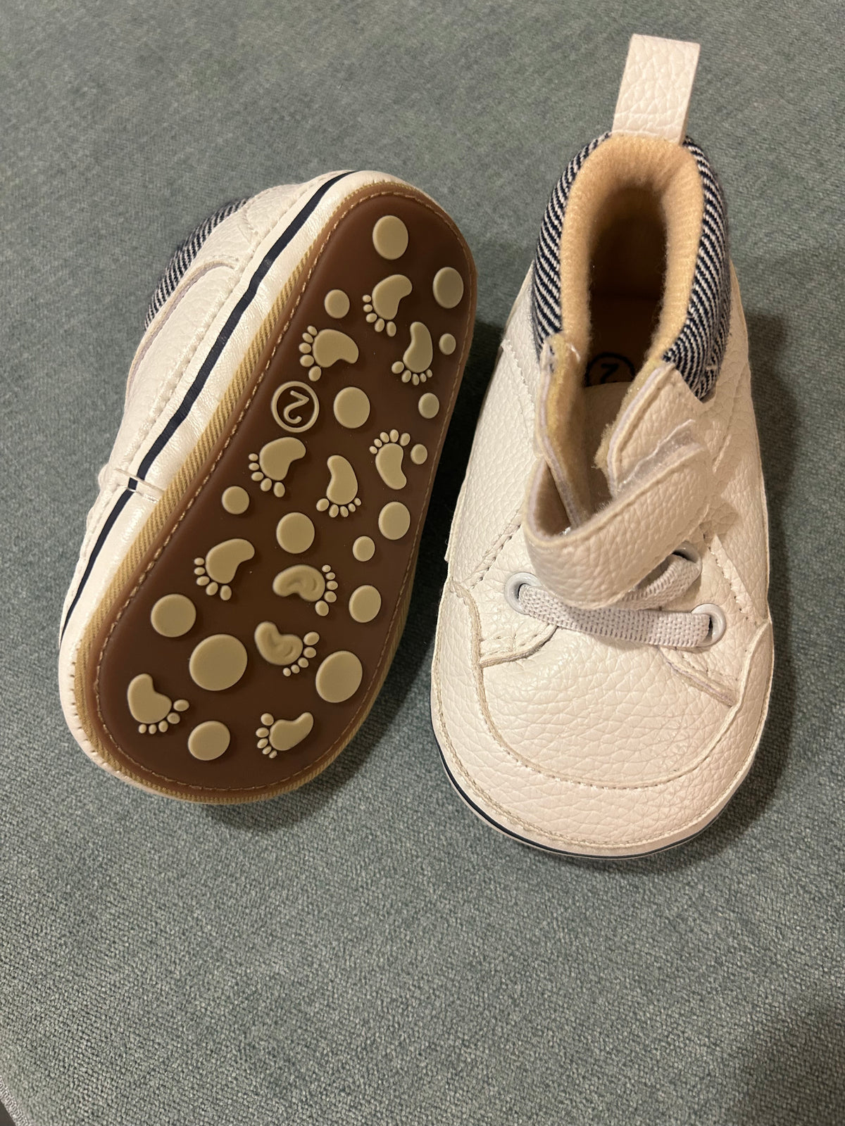 Seller 128 - Boys Size 2 White Shoes