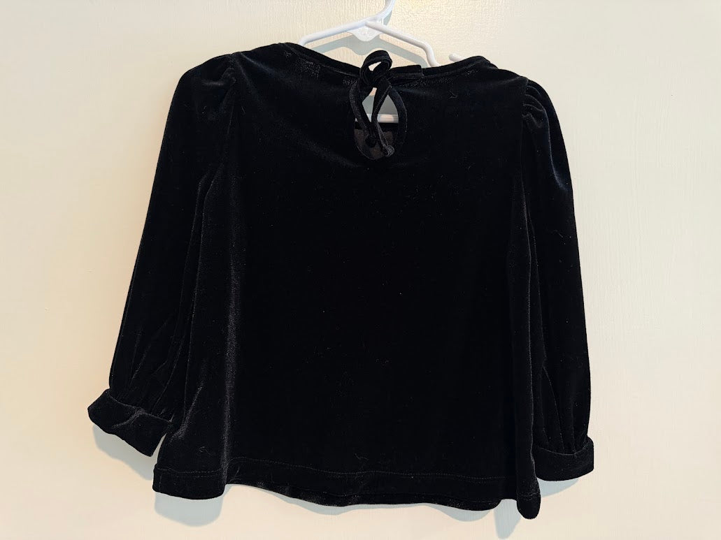 #9 Girls 3T Bundle of 3 Pieces: Velvet Top + 2 Skirts