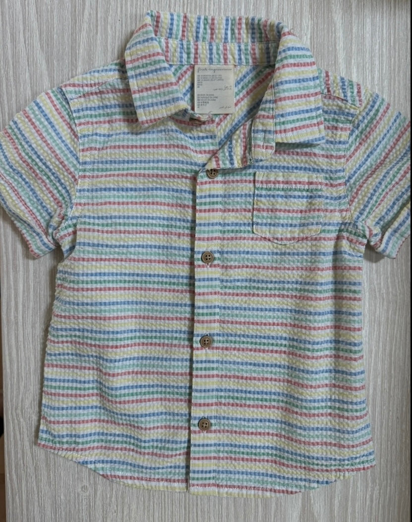#207 First Impressions button shirt size 18 Month