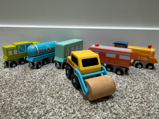 #107 Wooden Train/Car Assortment