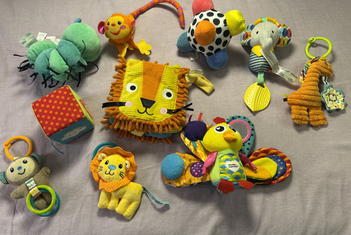#103 Lion  & Peacock Soft Toy Set