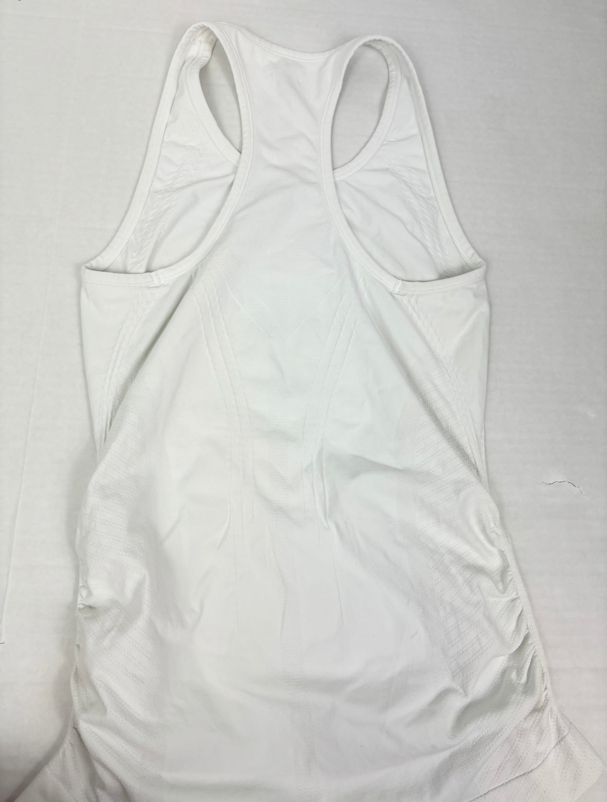 #14 Women Small Athleta pair of White and Red Racerback Tank