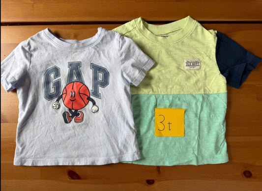 Seller # 94 Boys 3t Gap and Old Navy T shirt Bundle