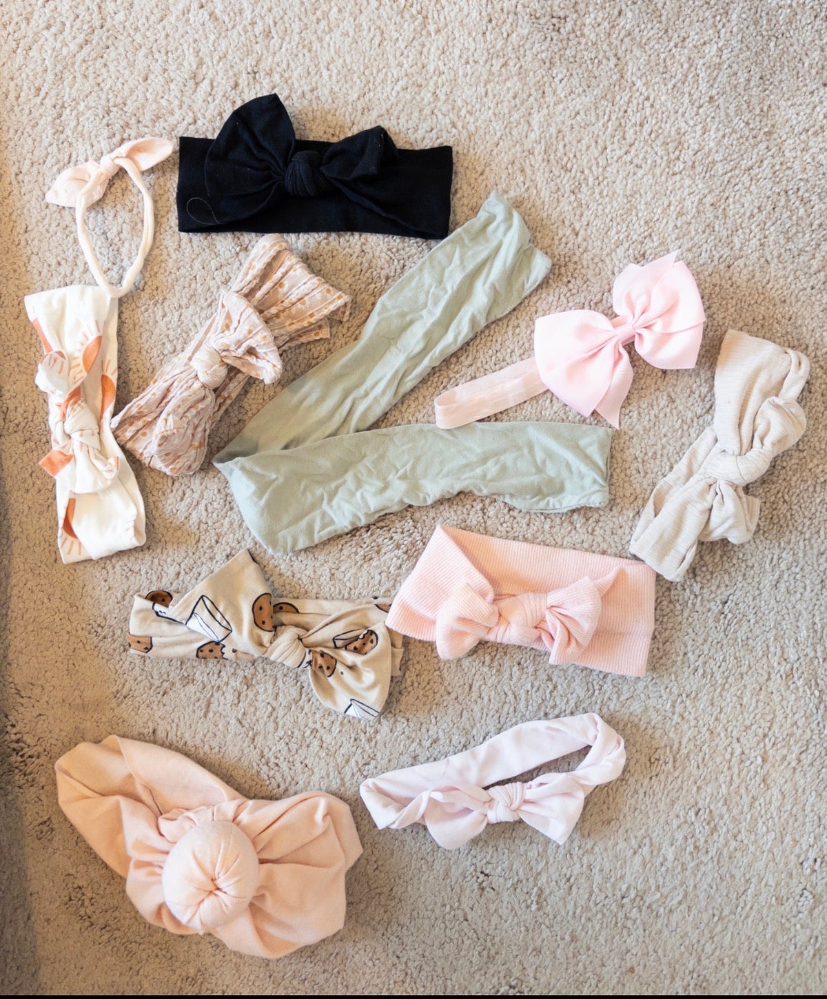 #36 girls lot of headbands EUC