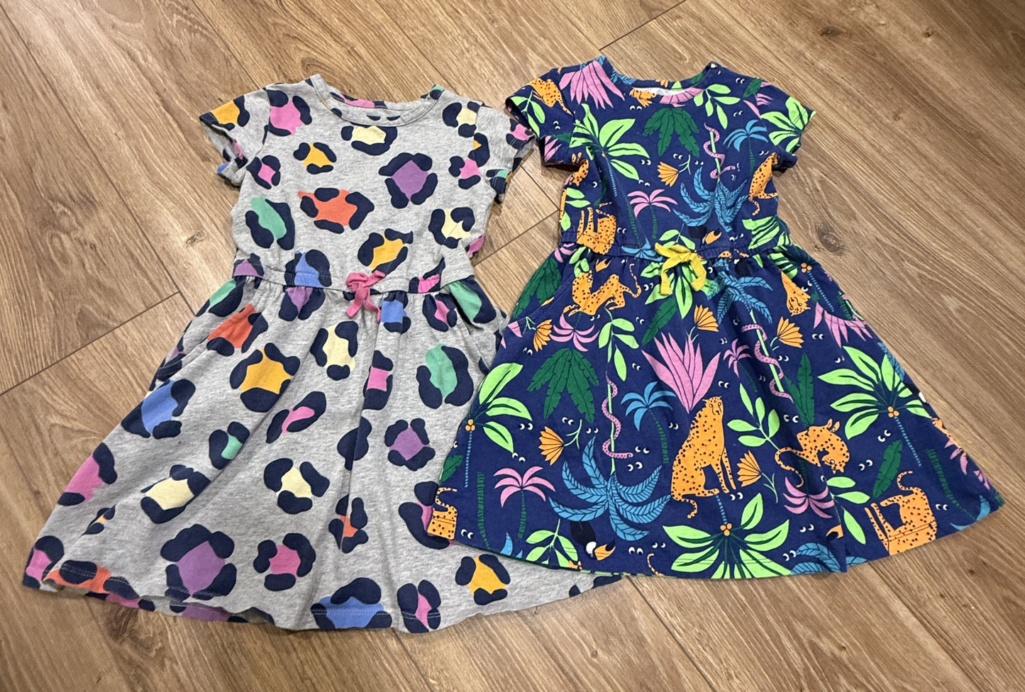 Seller #24 Girls Size 6/7 Spotted Zebra by Amazon Set of 2 Dresses
