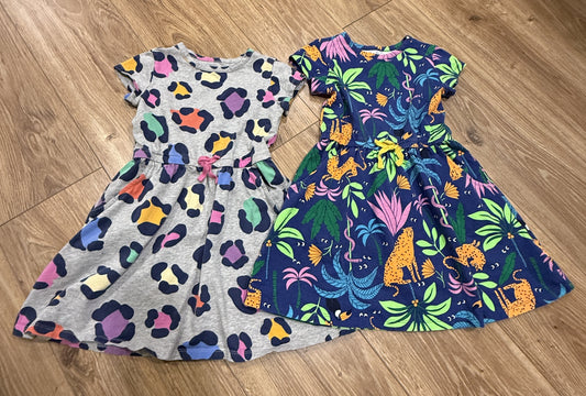 Seller #24 Girls Size 6/7 Spotted Zebra by Amazon Set of 2 Dresses