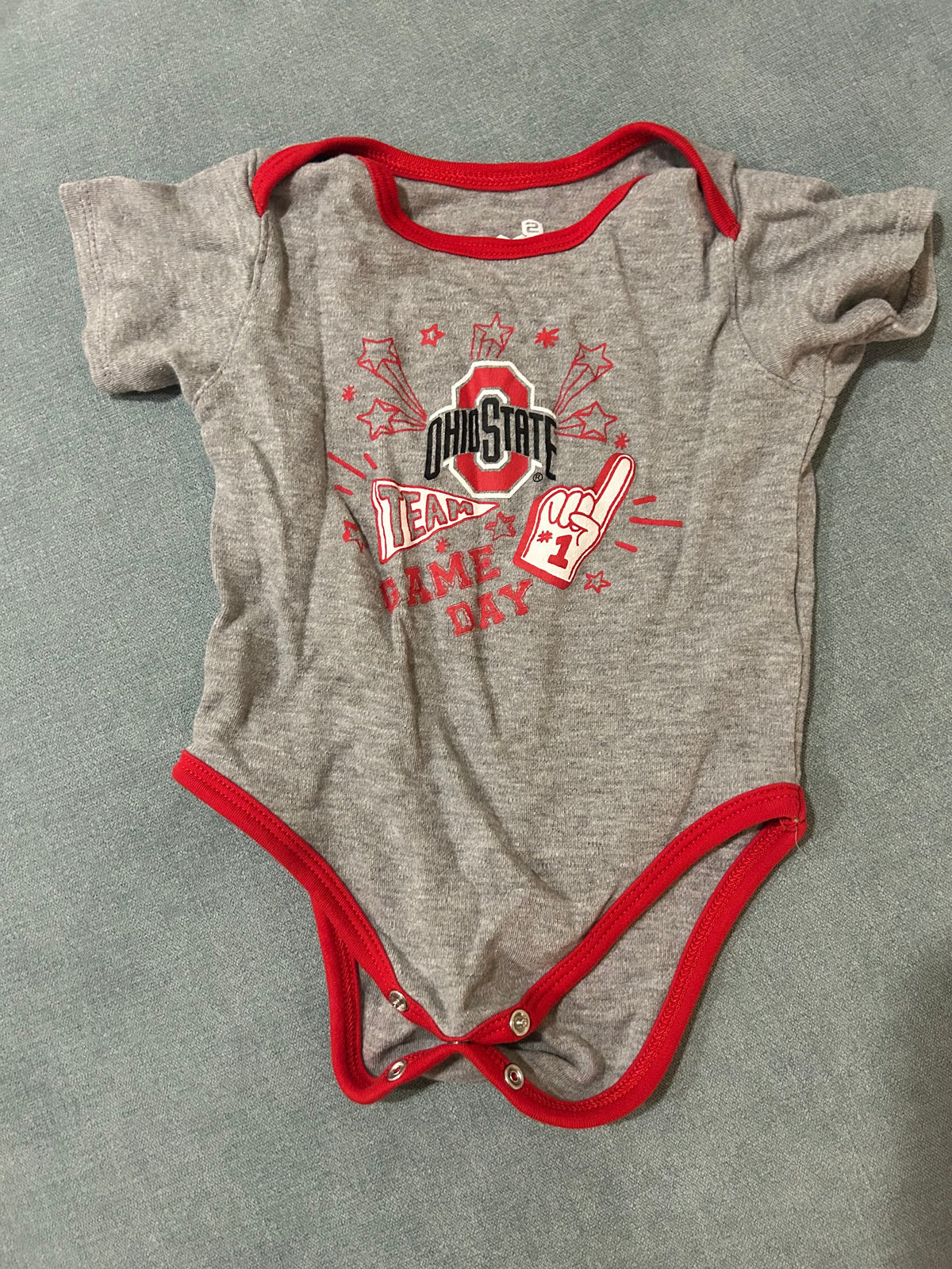 Seller 128 - Ohio State 12M Onesie