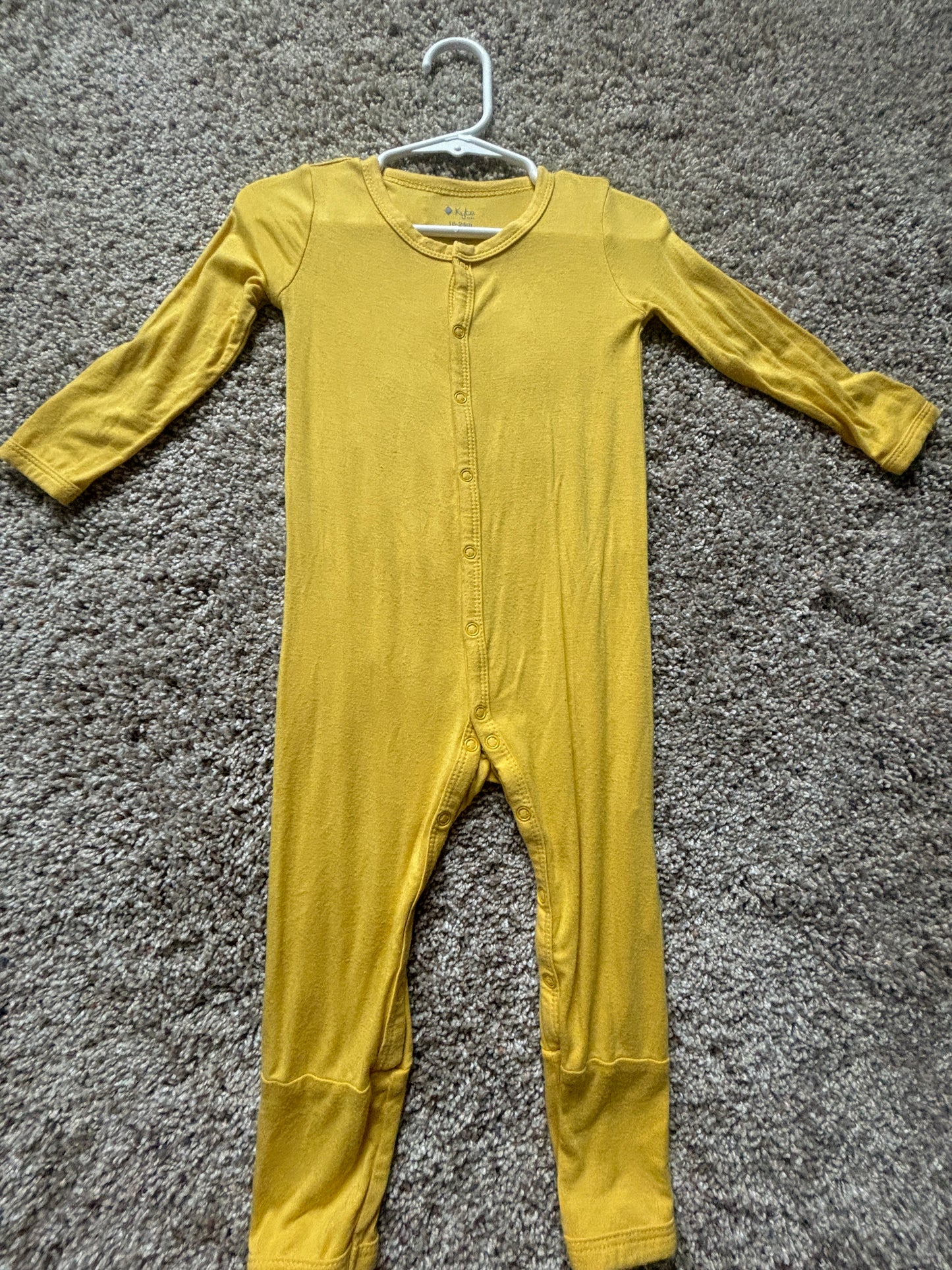 Kyte Baby Bamboo Yellow Romper 18-24 months