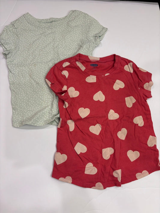 #86A girls 3T shirts, old navy