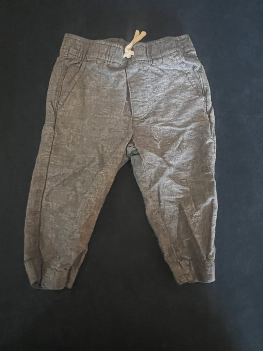Janie and Jack Chambray Pants / 12-18 months