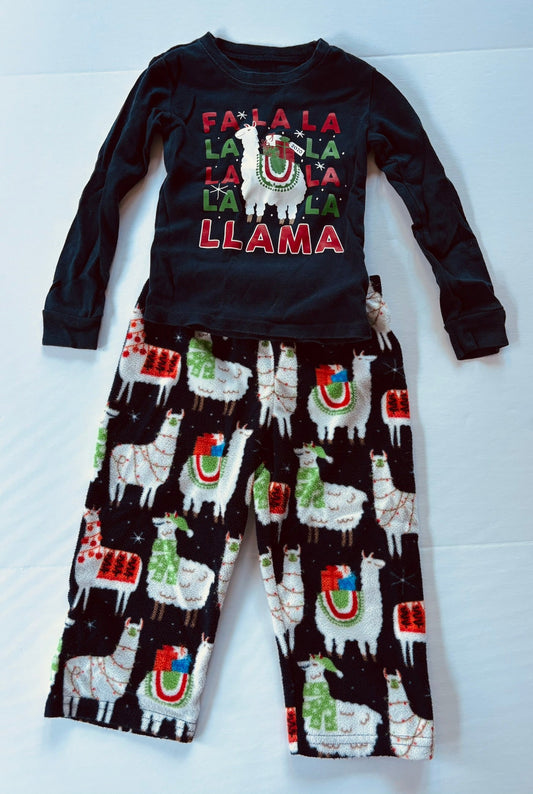 #101 *REDUCED*Children's Place Llama Christmas Pajamas Gender Neutral Size 2T